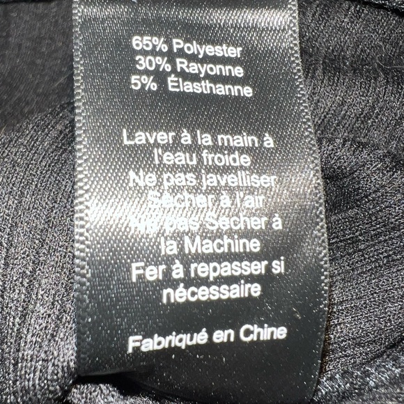 ASTR The Label Brand New Long Sleeve Cutout Choker Bodysuit in Black - Picture 12 of 16